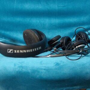 2 SENNHEISER TV Earphones plus two computer headphones
